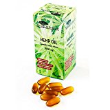 Hanföl 1000mg, optimales Verhältnis Omega-6 / Omega-3: 3/1, 40 Weichkapseln, reines kaltgepresstes Öl