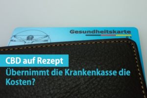 CBD auf Rezept - Krankenkasse