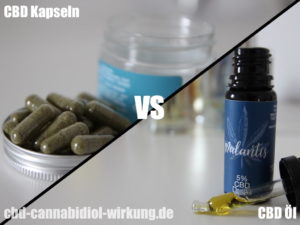 CBD Kapseln vs CBD Oel