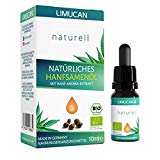 Premium Bio Hanföl - zu 100% natürliches Hanföl Tropfen mit 10 ml Inhalt - Voll-Spektrum Hanf Öl - Made in Germany