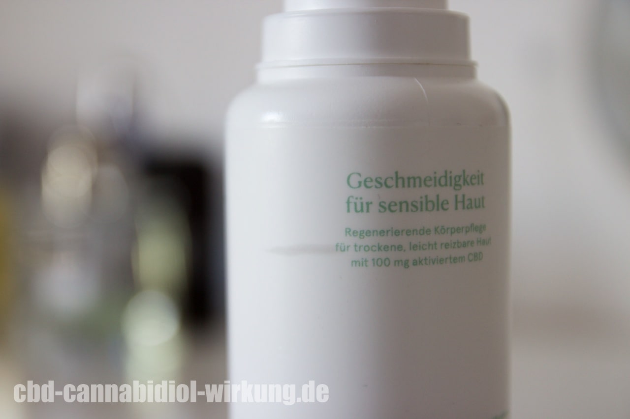 CBD Bodylotion - Anwendung