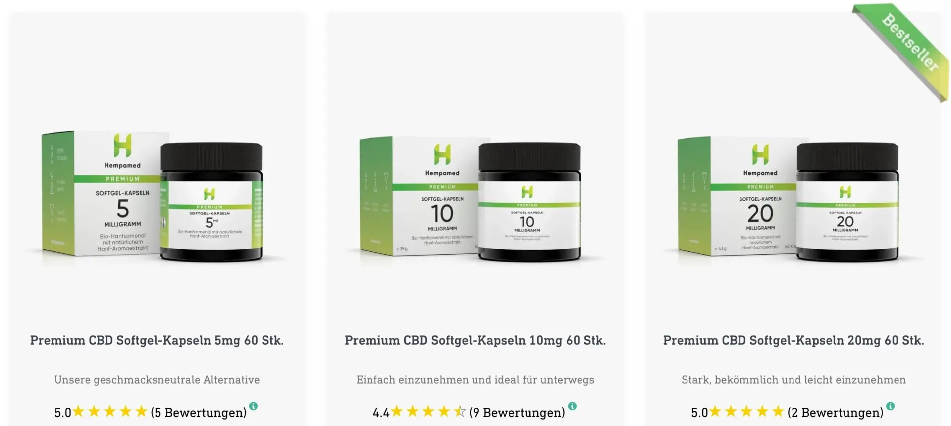 Hempamed CBD Kapseln