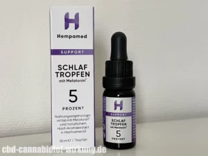 Hempamed Support Schlaftropfen 5% mit Melatonin