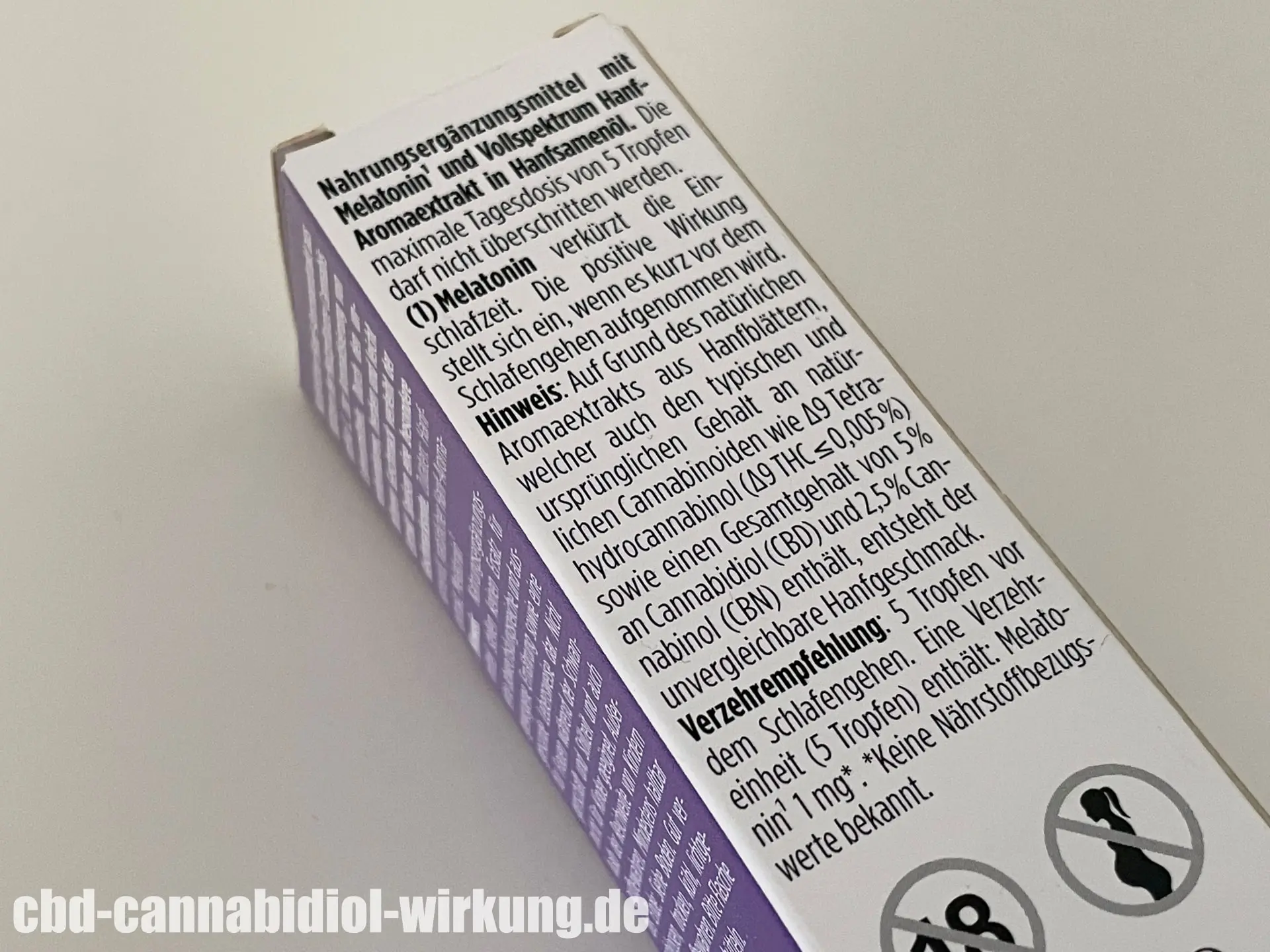 Hempamed Support Schlaftropfen 5% mit Melatonin